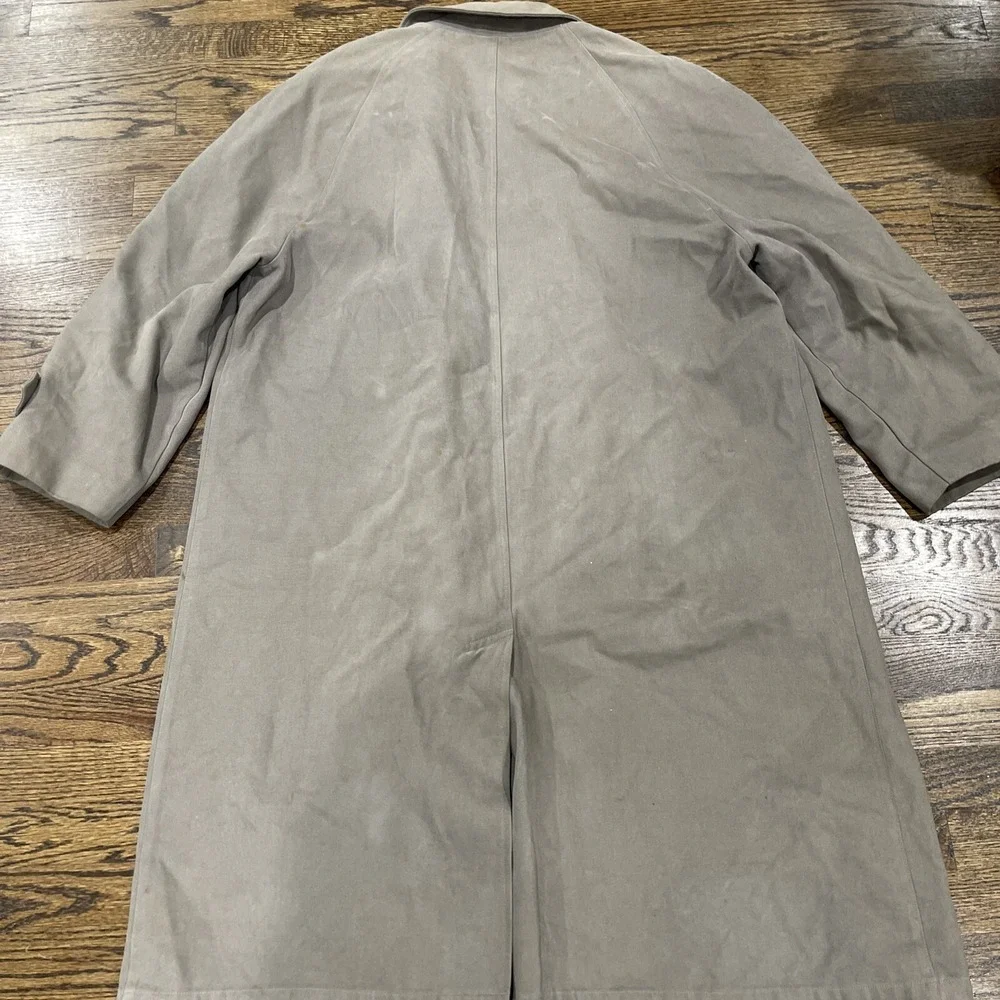 vintage london fog‎ trench coat mens 42 Reg